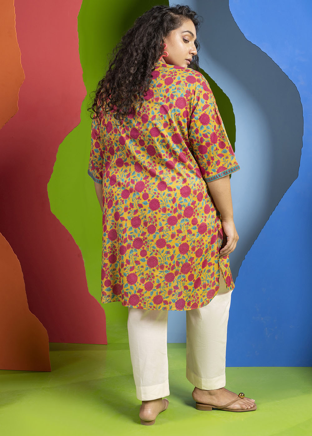 Printed Lawn Kurti