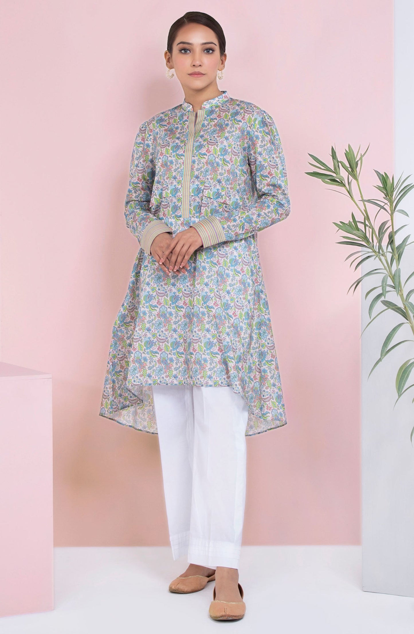 Orient - Unstitched 1 Piece Printed Lawn Shirt