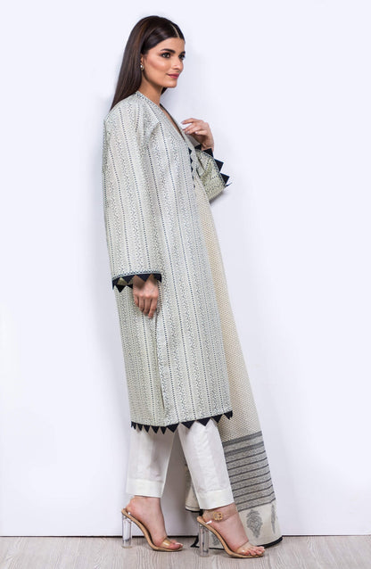 Orient - Unstitched 3 Piece Embroidered Lawn Suit