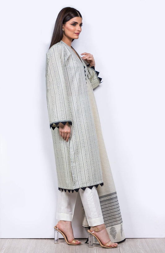 Orient - Unstitched 3 Piece Embroidered Lawn Suit