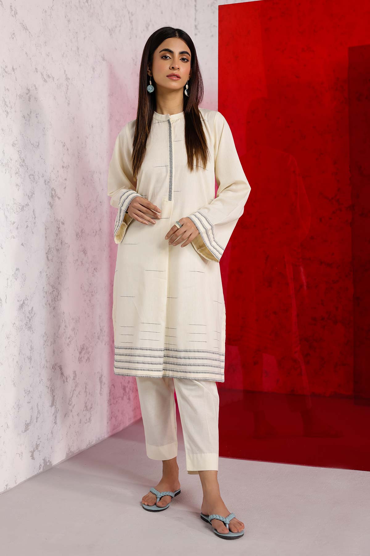 Printed Yarn Dyed Kurti