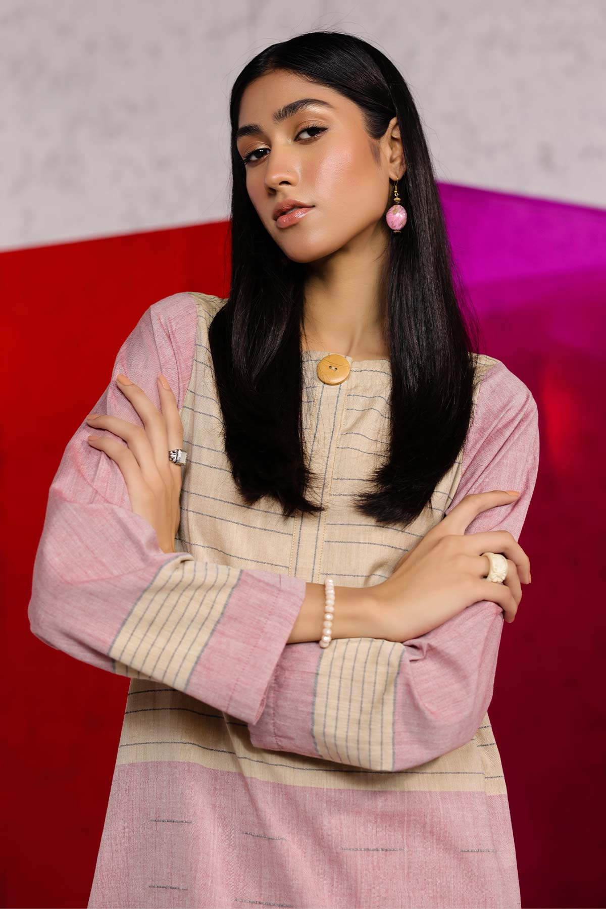 Printed Yarn Dyed Kurti