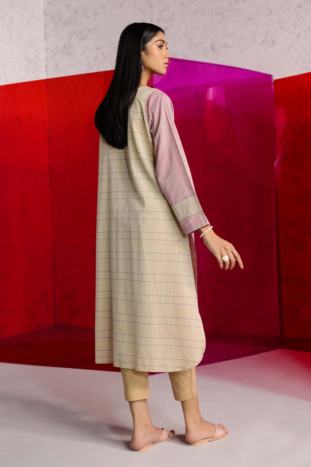 Printed Yarn Dyed Kurti