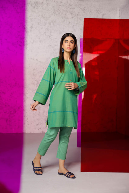 Printed Jacquard Kurti