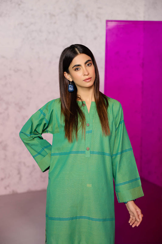 Printed Jacquard Kurti