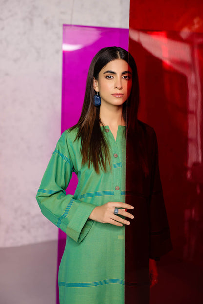 Printed Jacquard Kurti