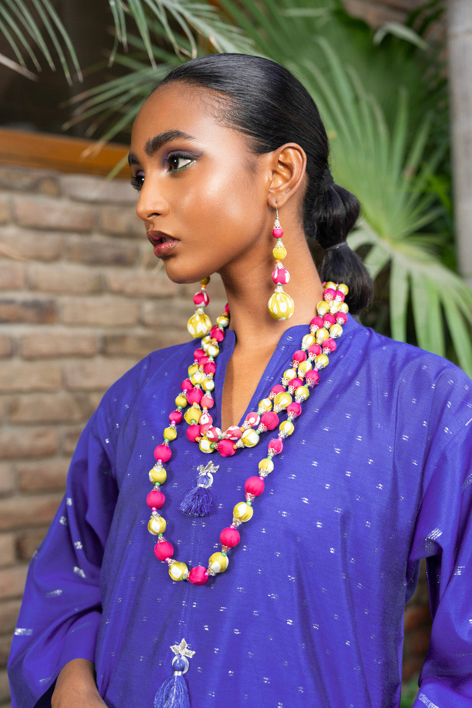 2 Pc Dyed Zari Outfit