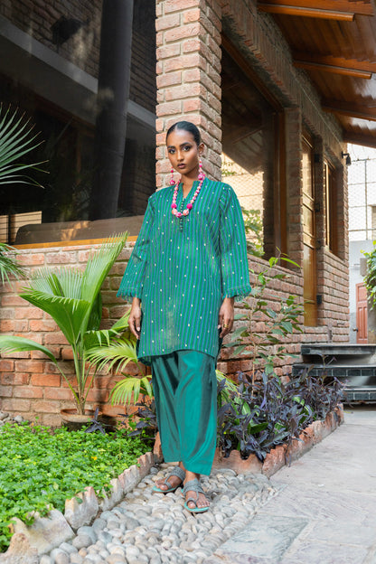 2 Pc Yarn Dyed Outfit