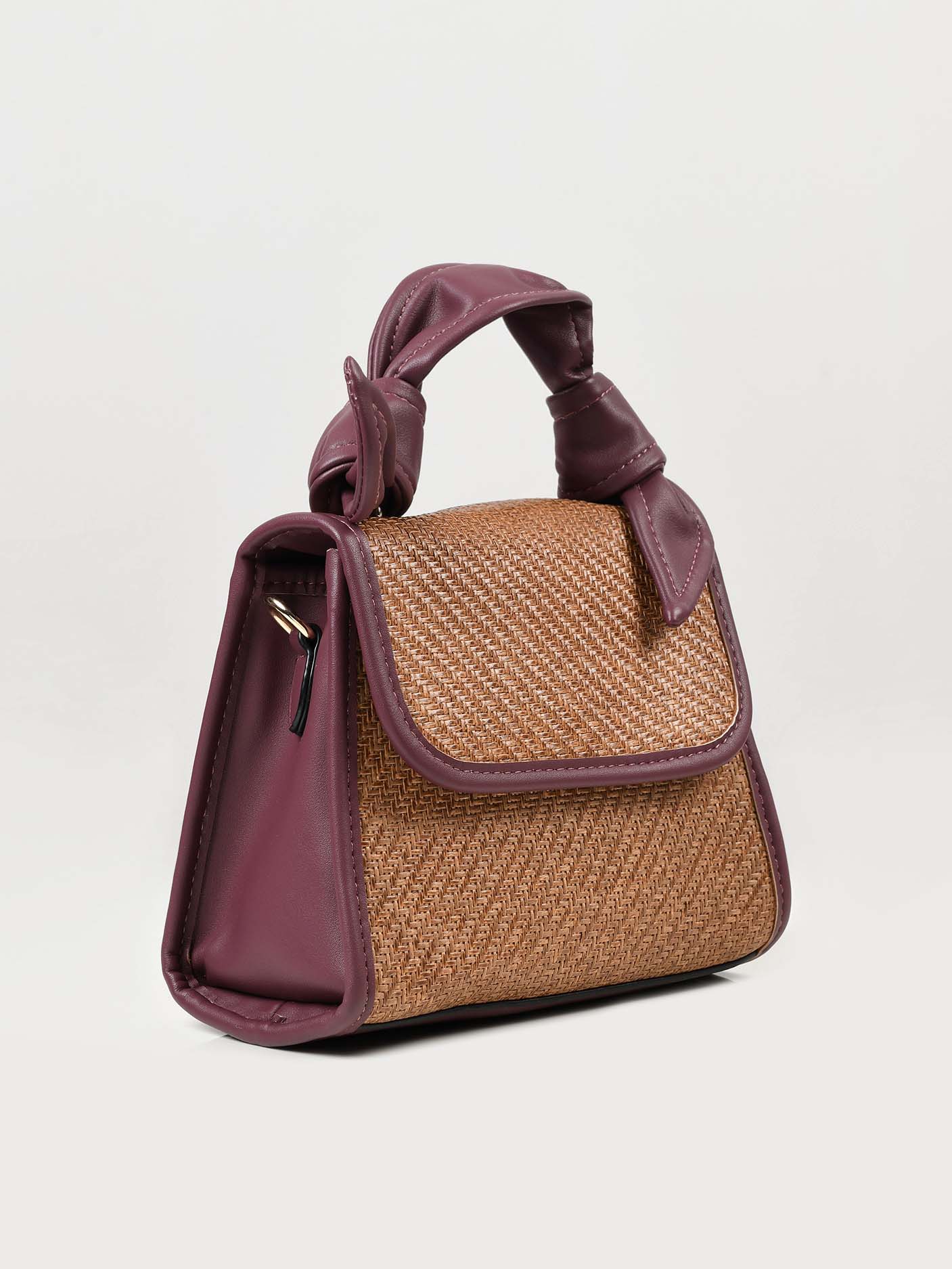 Limelight - Woven Textured Handbag