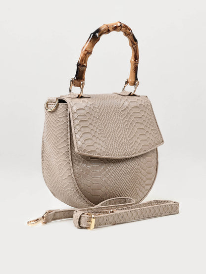 Limelight - Textured Round Bottom Handbag