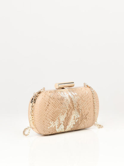 Limelight - Textured Oval Clutch