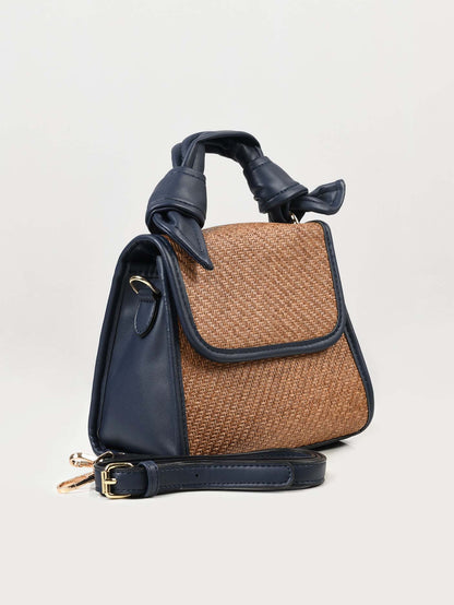 Limelight - Woven Textured Handbag