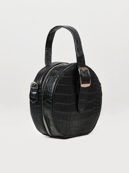 Limelight - Textured Circular Handbag