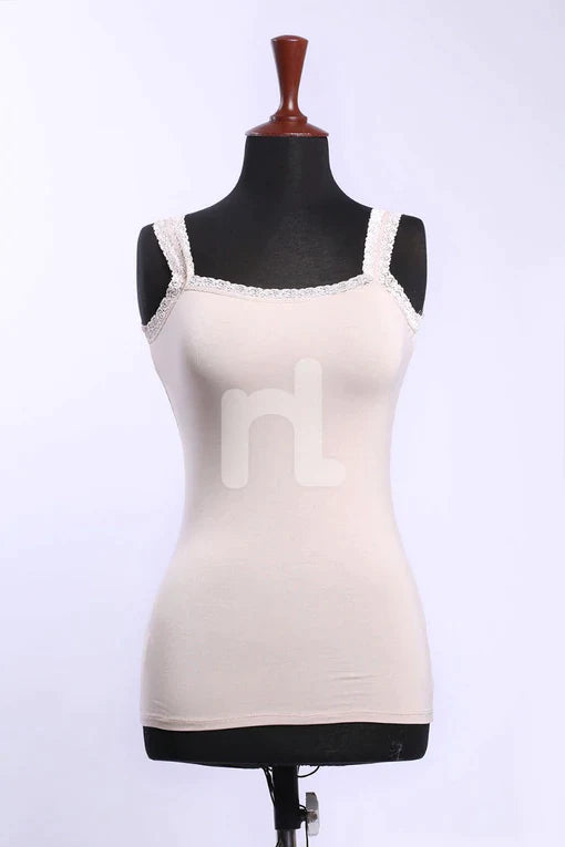Nishat Linen - Skin Camisole-428830126-S-22