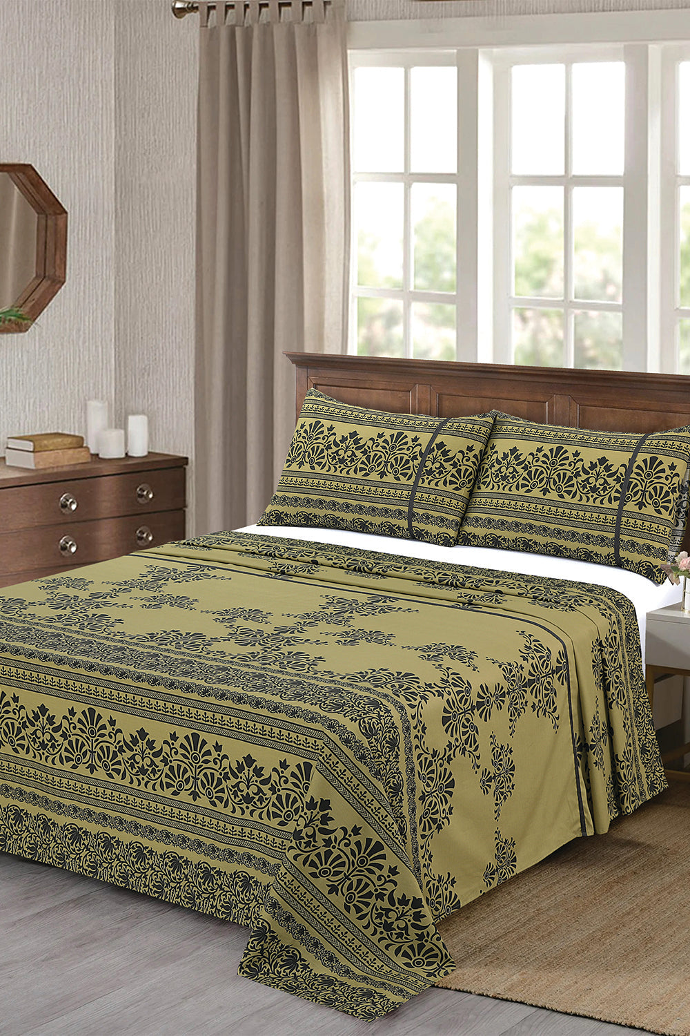 Nishat Linen - Cappuccino Sheet Set