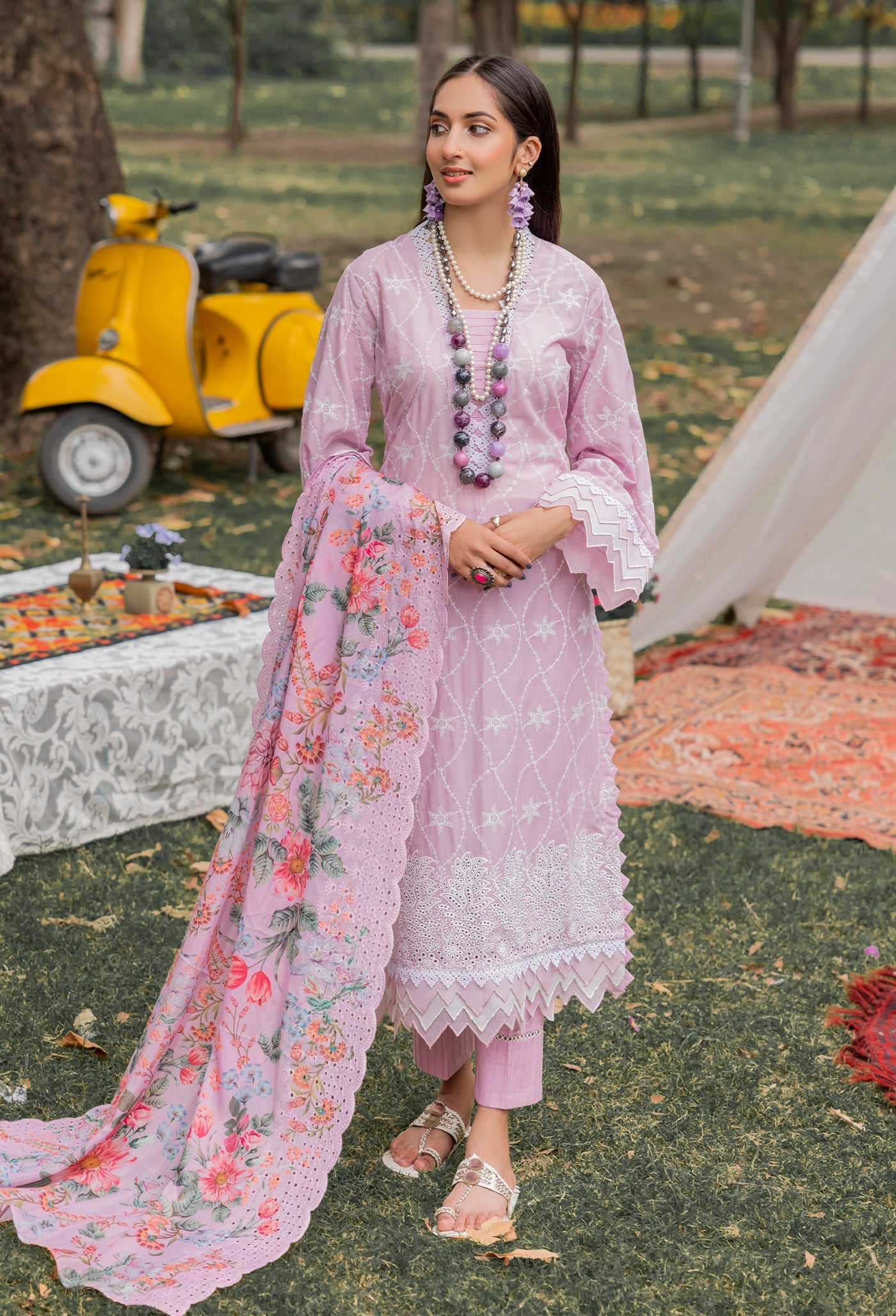 Adan's Libas - Chikankari'2 Pret 5156
