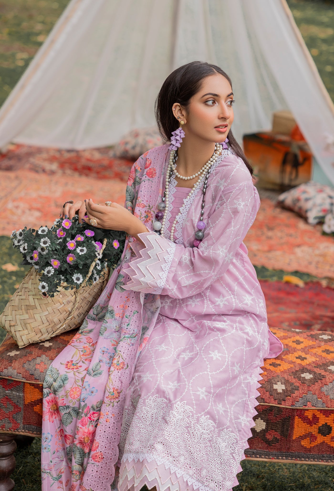 Adan's Libas - Chikankari'2 Pret 5156
