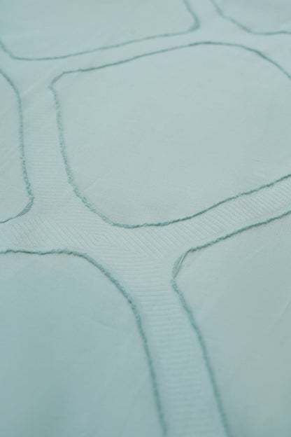 Clip Jacquard Blue - Quilt Cover