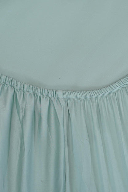 Clip Jacquard Blue - Fitted Sheet