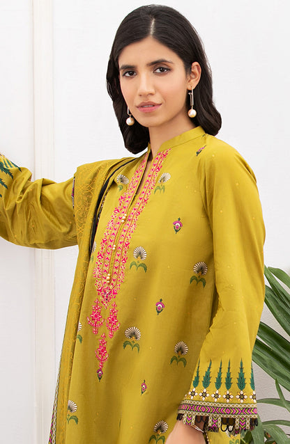 Orient - Unstitched 3 Piece Embroidered Lawn Suit