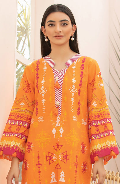 Orient - Unstitched 2 Piece Printed Lawn Shirt Trouser