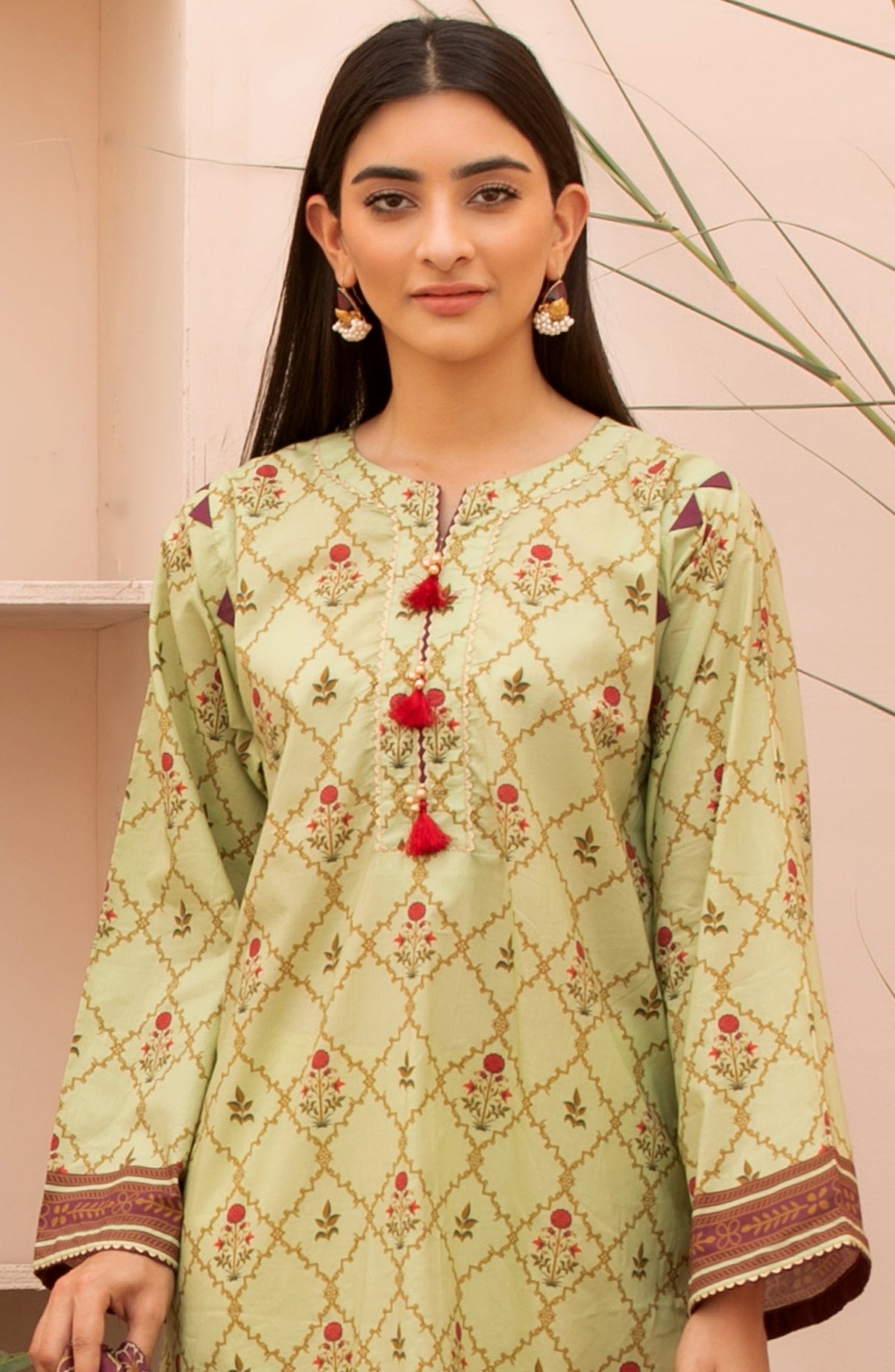 Orient - Unstitched 2 Piece Printed Lawn Shirt Dupatta