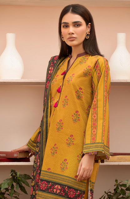 Orient - Unstitched 2 Piece Printed Lawn Shirt Dupatta