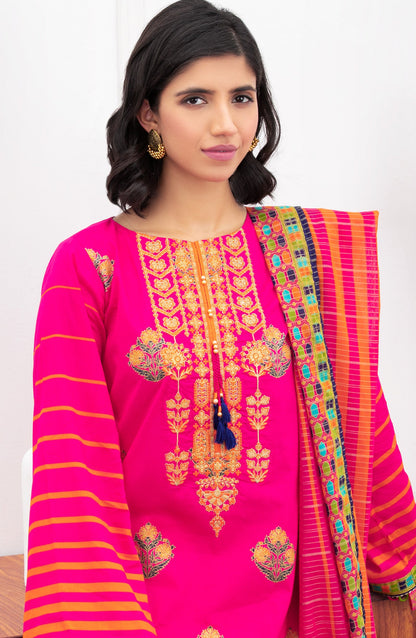 Orient - Unstitched 3 Piece Embroidered Lawn Suit