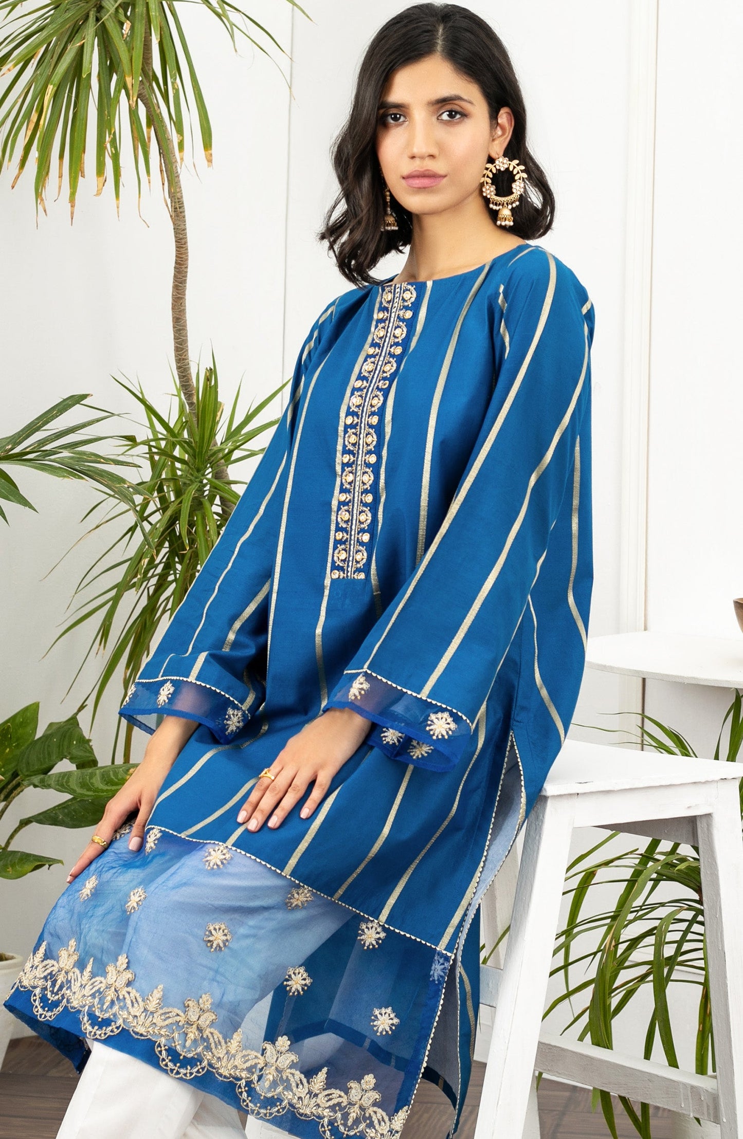 Orient - Unstitched 1 Piece Embroidered Maysuri Shirt