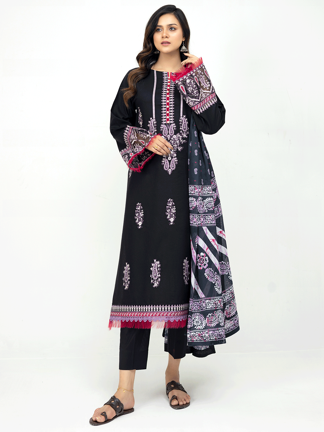 Binilyas - D - 102 | Three Piece Unstitch