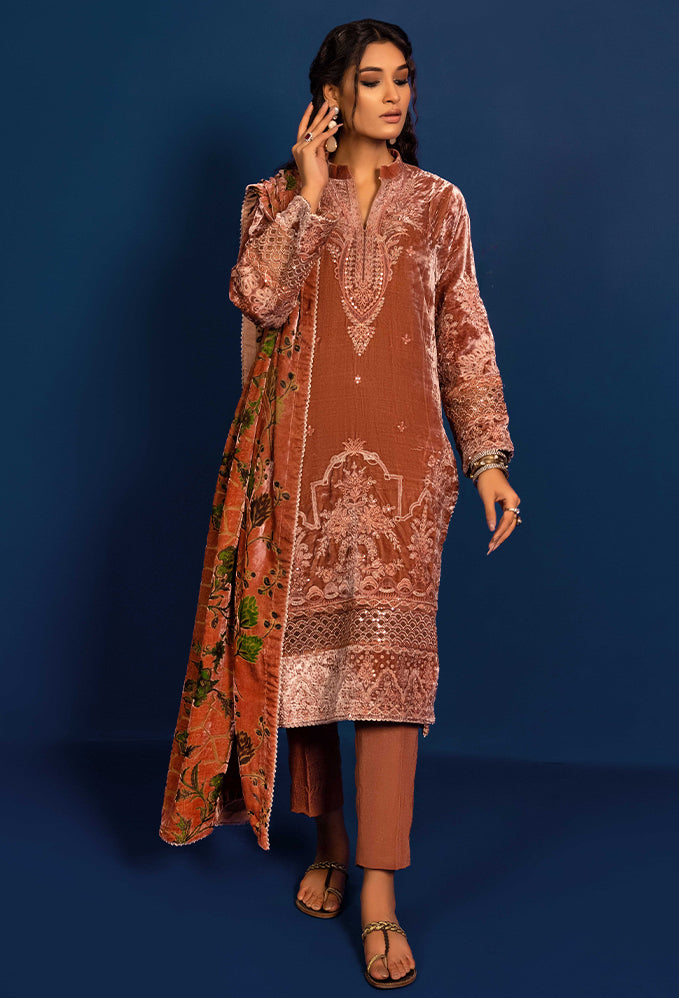 Adan's Libas - Plachi Embroidered Unstitched 5410