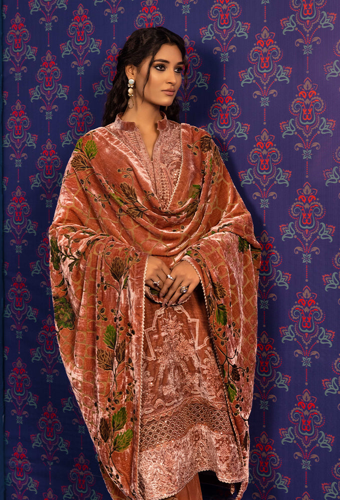 Adan's Libas - Plachi Embroidered Unstitched 5410