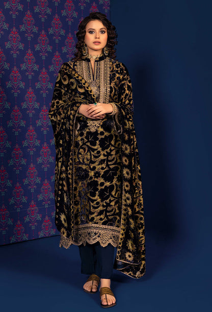 Adan's Libas - Plachi Embroidered Unstitched 5401