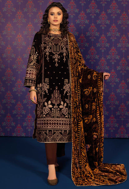 Adan's Libas - Plachi Embroidered Unstitched 5402