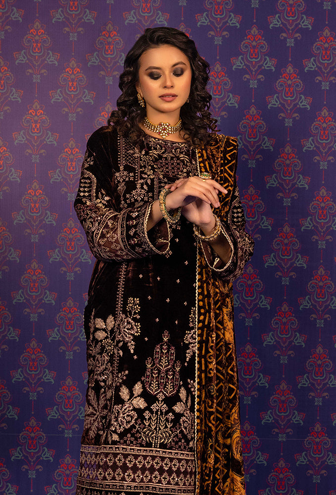 Adan's Libas - Plachi Embroidered Unstitched 5402