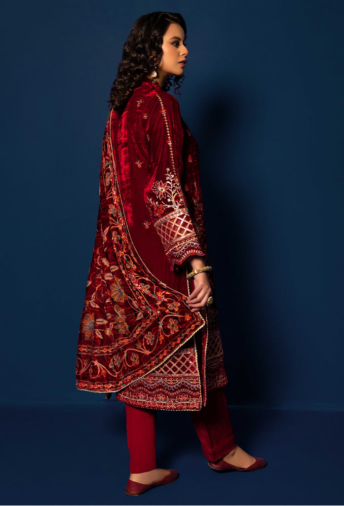Adan's Libas - Plachi Embroidered Unstitched 5403