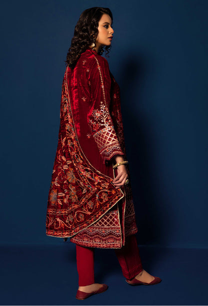 Adan's Libas - Plachi Embroidered Unstitched 5403