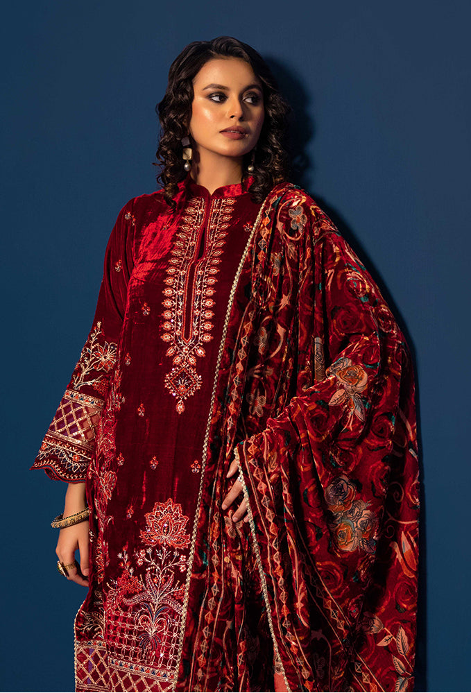 Adan's Libas - Plachi Embroidered Unstitched 5403