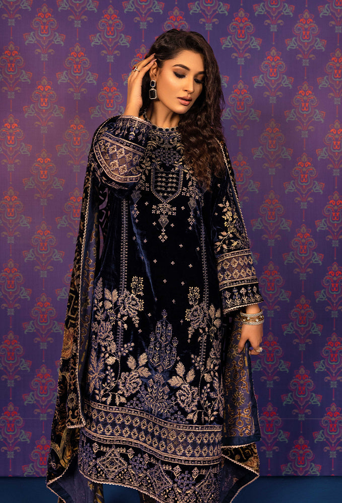 Adan's Libas - Plachi Embroidered Unstitched 5405