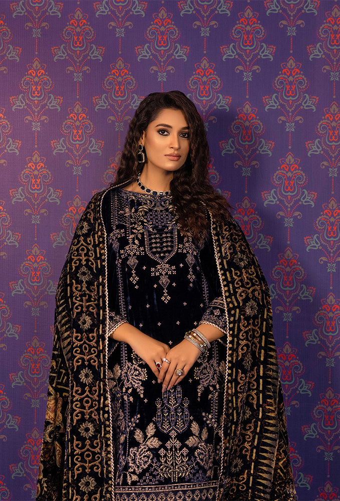 Adan's Libas - Plachi Embroidered Unstitched 5405