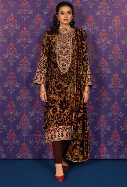 Adan's Libas - Plachi Embroidered Unstitched 5406