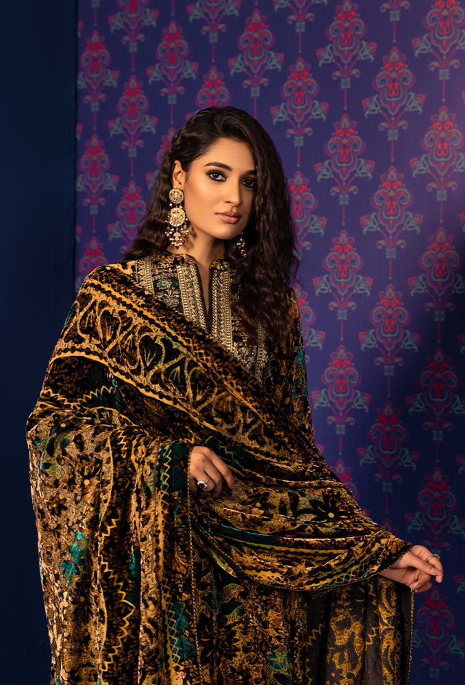 Adan's Libas - Plachi Embroidered Unstitched 5407