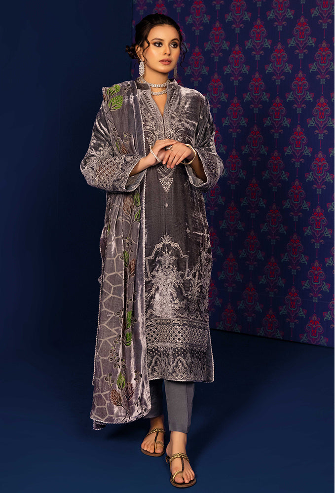 Adan's Libas - Plachi Embroidered Unstitched 5408