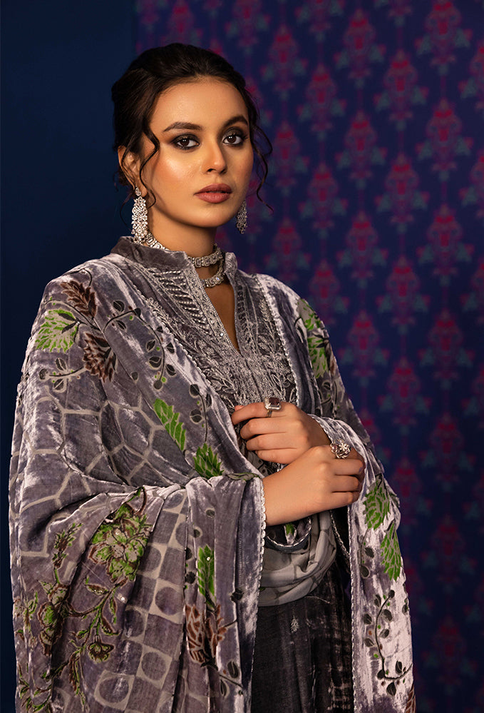 Adan's Libas - Plachi Embroidered Unstitched 5408