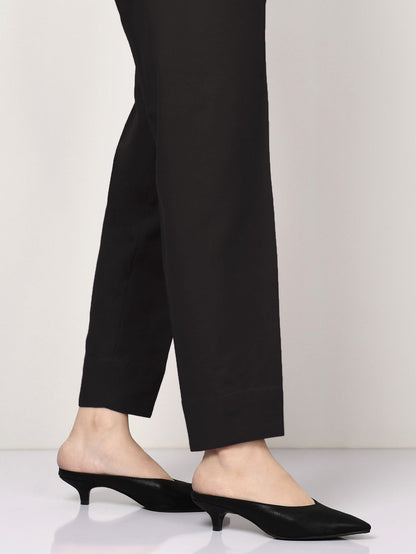 Limelight - Raw Silk Trouser -  Black