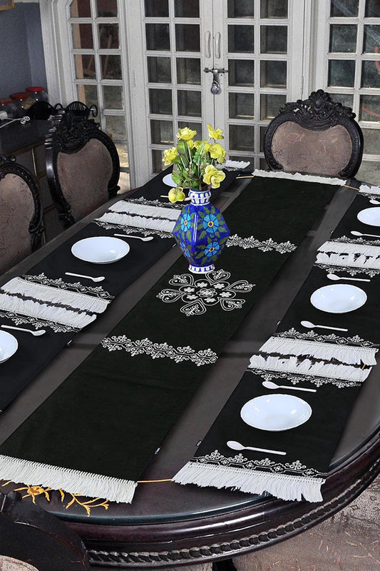 Nishat Linen - Decker Table Runner Set 5PC