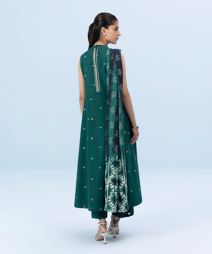 Sapphire - 3 Piece - Embroidered Cambric Suit