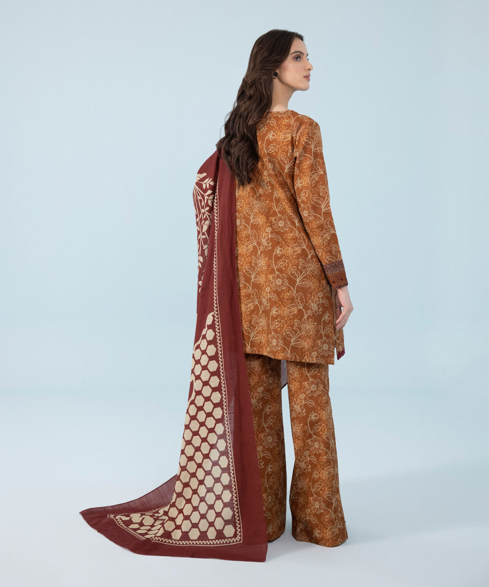 Sapphire - 3 Piece - Embroidered Cambric Suit