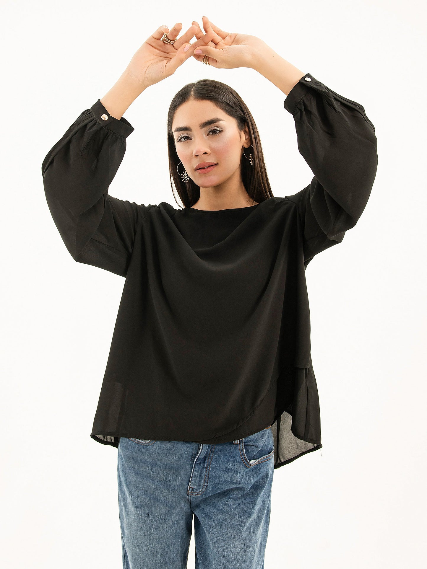 Limelight - Buttoned Grip Top