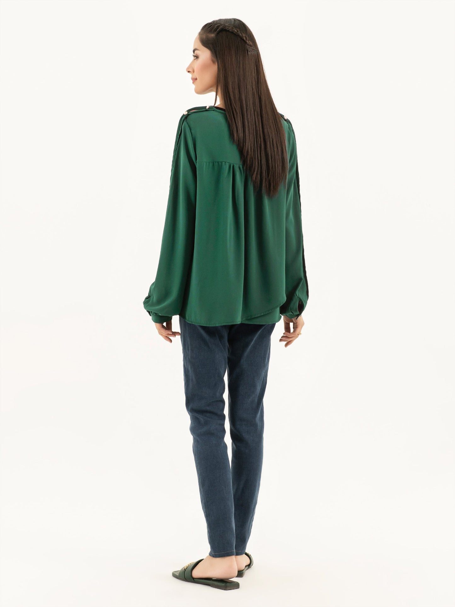 Limelight - Buttoned Grip Top